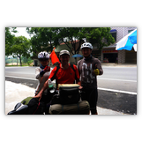 Yao and Zijiang, a very friendly tour cycling couple from Changsha.