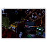 Solaranlage in einer Jurte am Karakol-See.