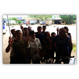 Lively tour group in Vietnam (April 2014)