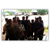 Lively tour group in Vietnam (April 2014)